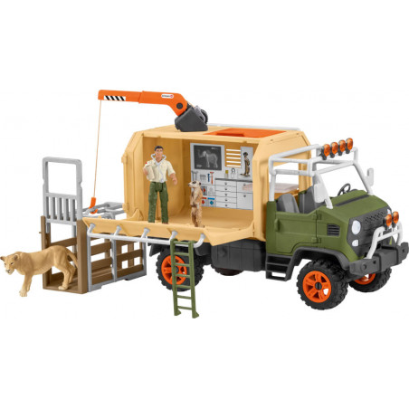 Schleich - Wild Life - Großer Truck Tierrettung