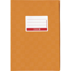 Hefthülle A4 orange Folie mitSchild