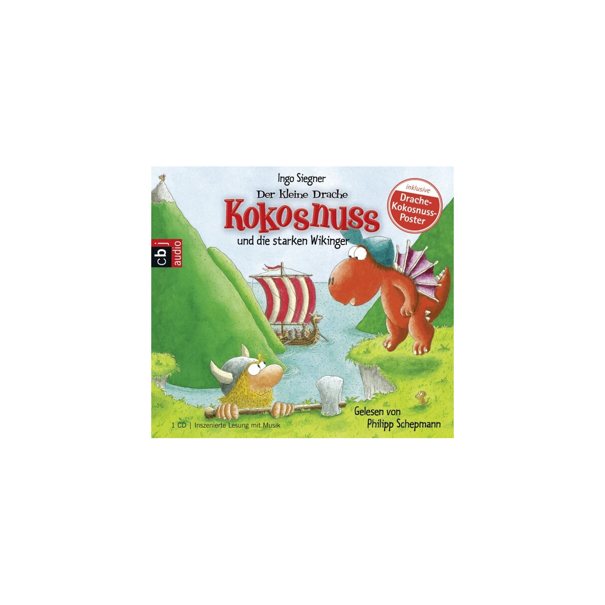 CD Der kleine Drache Kokosnuss s CD - und die starken Wikinger Folge 14