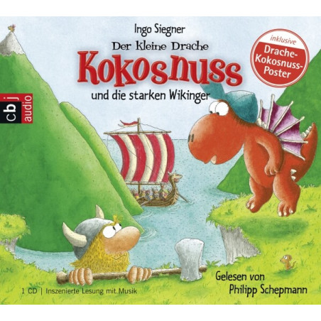 CD Der kleine Drache Kokosnuss s CD - und die starken Wikinger Folge 14