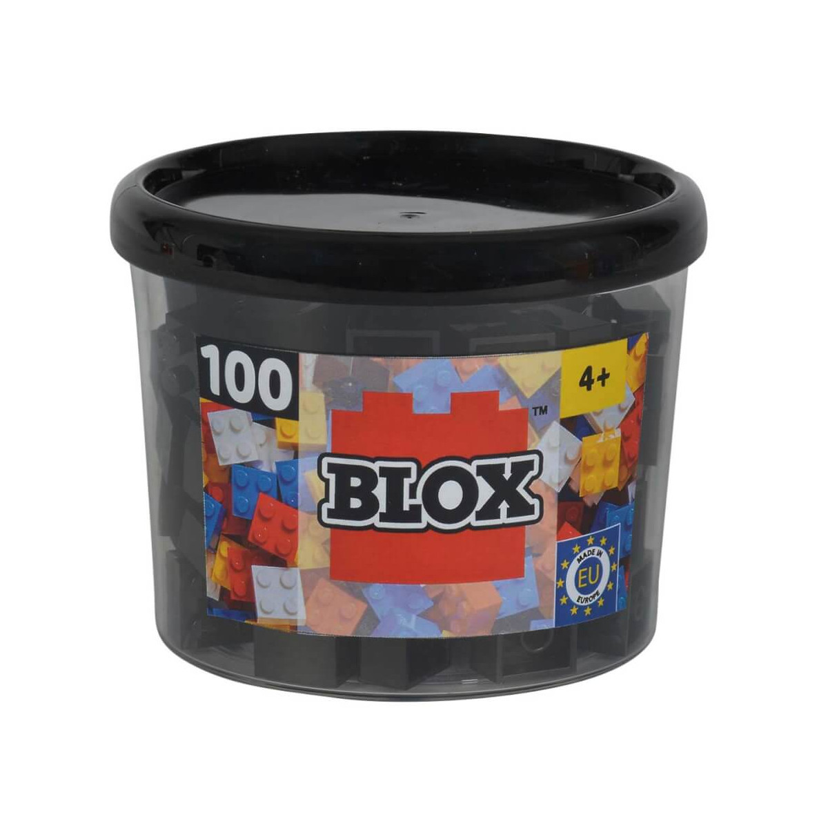 Blox 100 schwarze 4er Steine in Dose