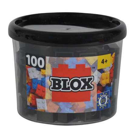 Blox 100 schwarze 4er Steine in Dose