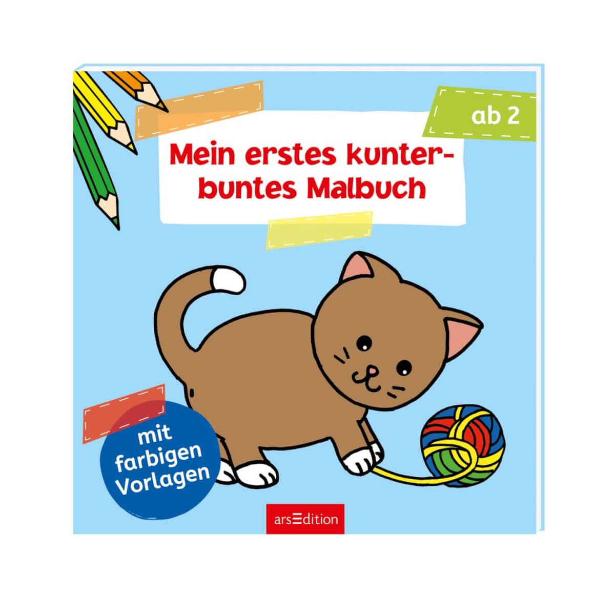 Kunterbuntes Malbuch