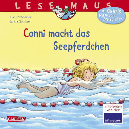 LESEMAUS 6: Conni macht das Seepferdchen (Neuausgabe)