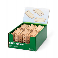 BRIO - Display Kurze gebogene Gleise (E1)