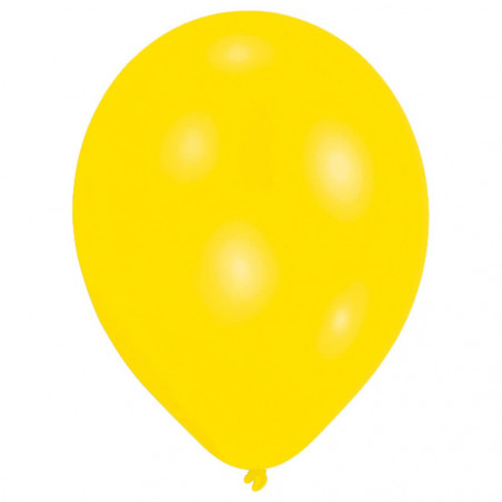 50 Latexballons Standard gelb 27,5 cm/11
