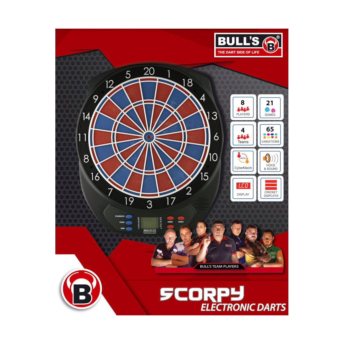 BULLS E-Dart-Scorpy Zweiloch