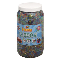 Dose mit 13000 Perlen, Glittermix