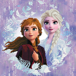 Diamond Dotz Disney™ Frozen 2 Sisters 40x40 cm