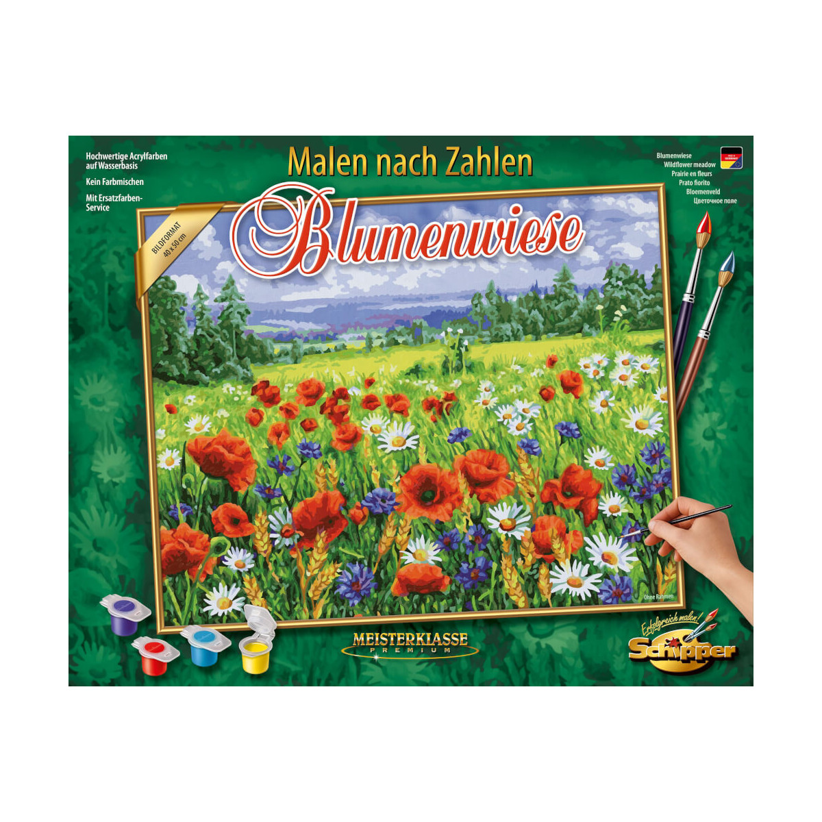 Malen nach Zahlen - Blumenwiese