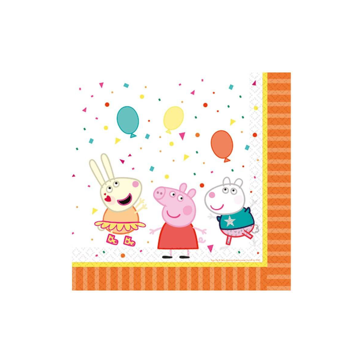 16 Servietten Peppa Pig 33 x 33 cm