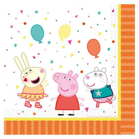 16 Servietten Peppa Pig 33 x 33 cm