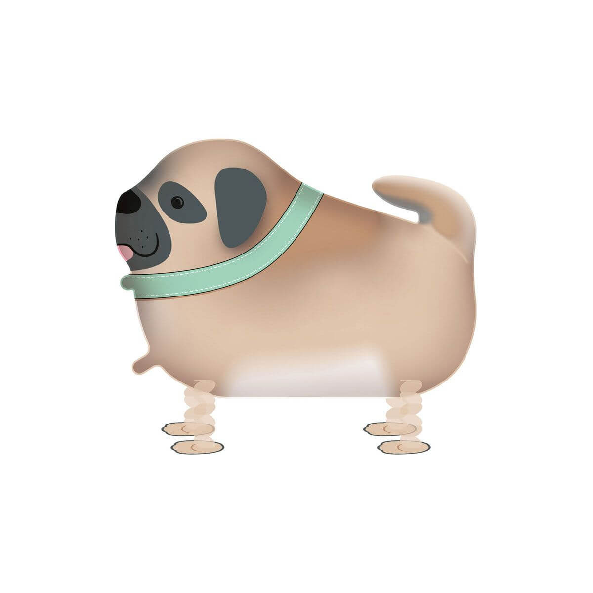 Walking Balloon Buddies Hund Folienballon 59 cm x 42 cm