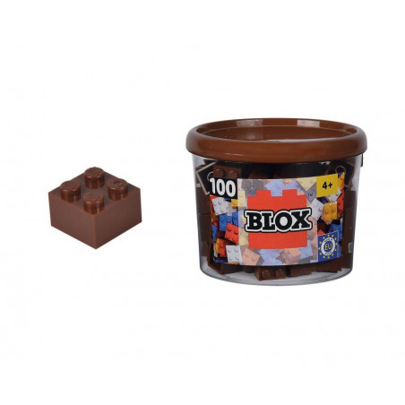 Blox 100 braune 4er Steine in Dose