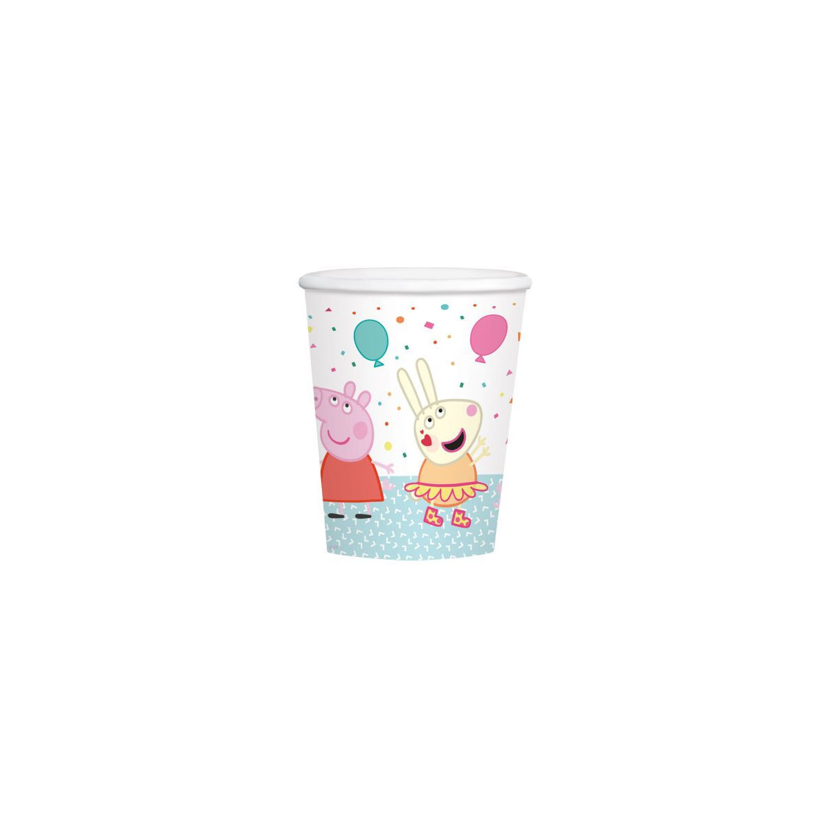 8 Becher Peppa Pig Papier 250 ml