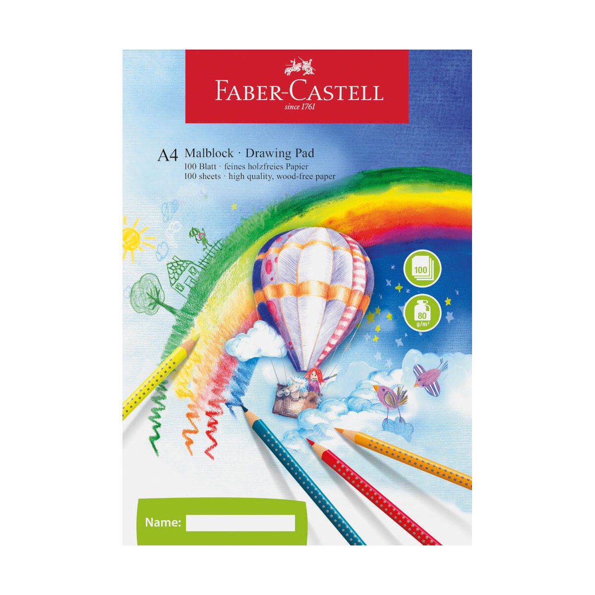 Faber Castell Malblock A4 100 Bl.