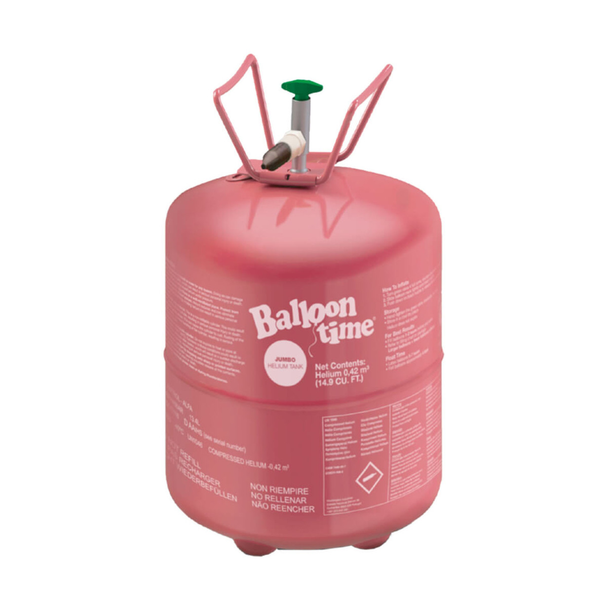 Heliumgas in Kartusche 0,42 cbm, Jumbo