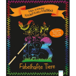 Mein schönster Krickel-Kratz-Malblock. Fabelhafte Tiere