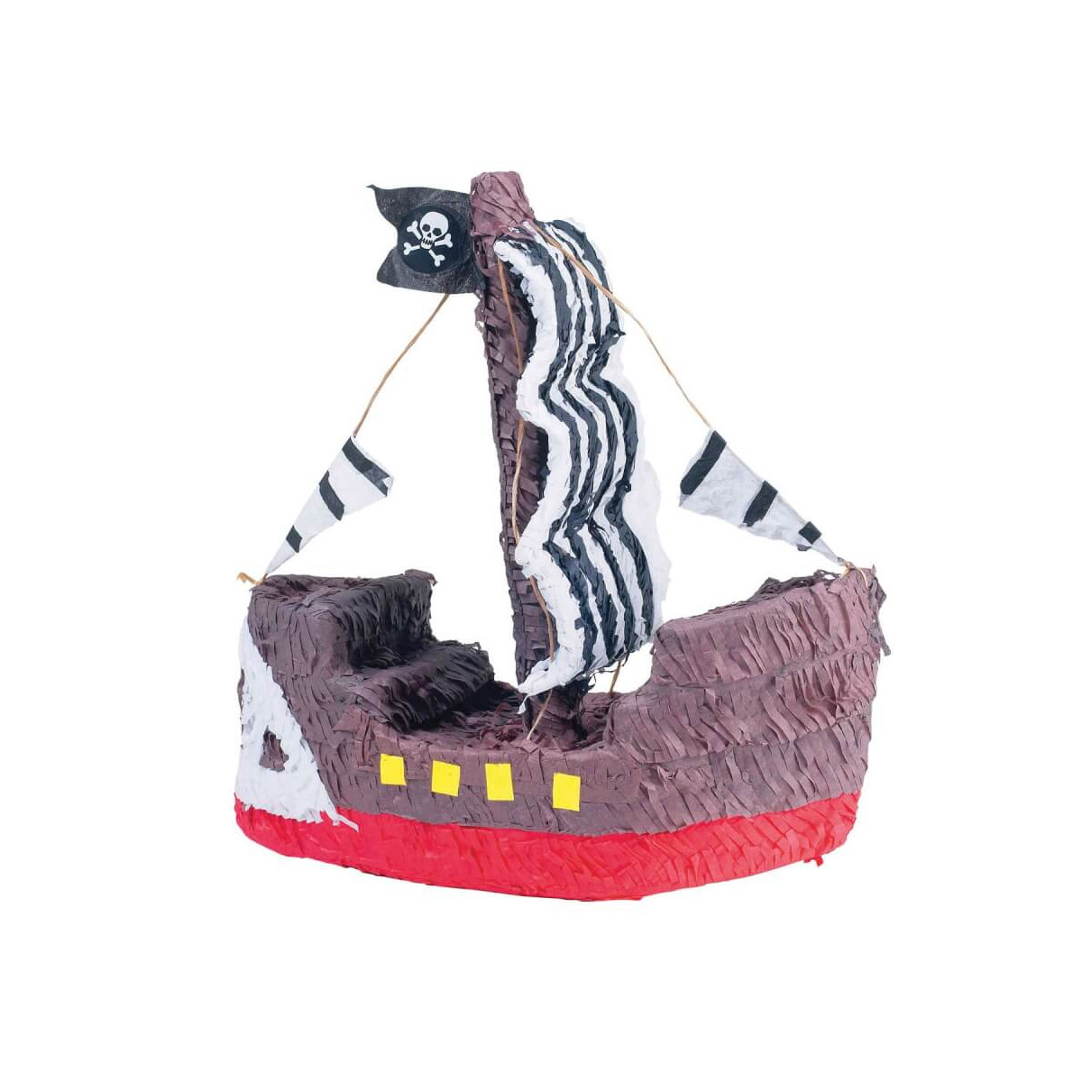 Pinata Piratenschiff Papier 39,3 x 44,4 x 19 cm