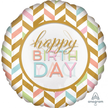 Jumbo Pastel Celebration Folienballon  , P40, verpackt, 71