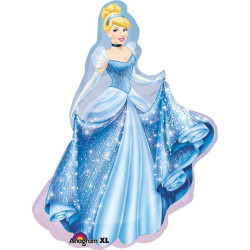 SuperShape Cinderella Folienballon P38 verpackt 71 x 84 cm