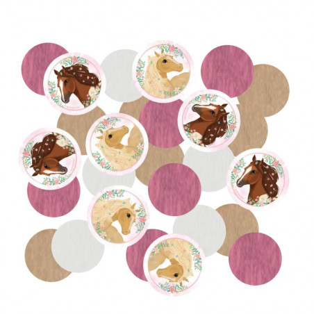 Konfetti Beautiful Horses Papier 14 g