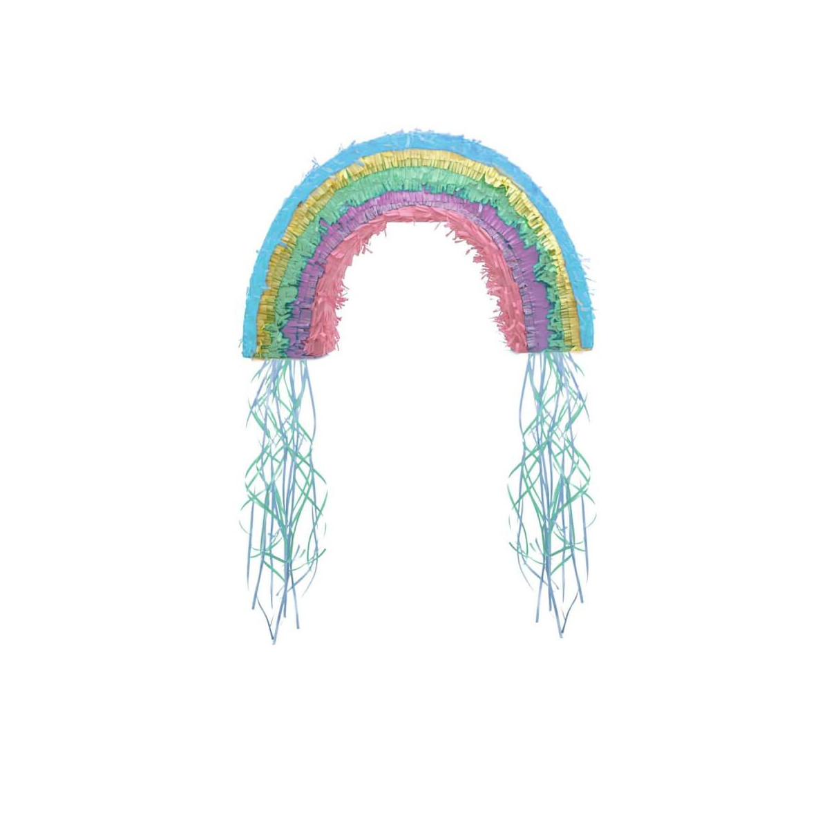 Pull-Pinata Rainbow & Cloud Papier / Plastik 48,5 x 43,3 x 6