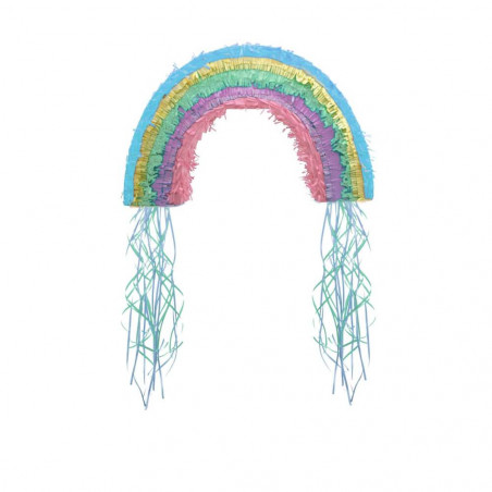 Pull-Pinata Rainbow & Cloud Papier / Plastik 48,5 x 43,3 x 6