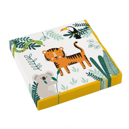 16 Servietten Get Wild 33 x 33 cm