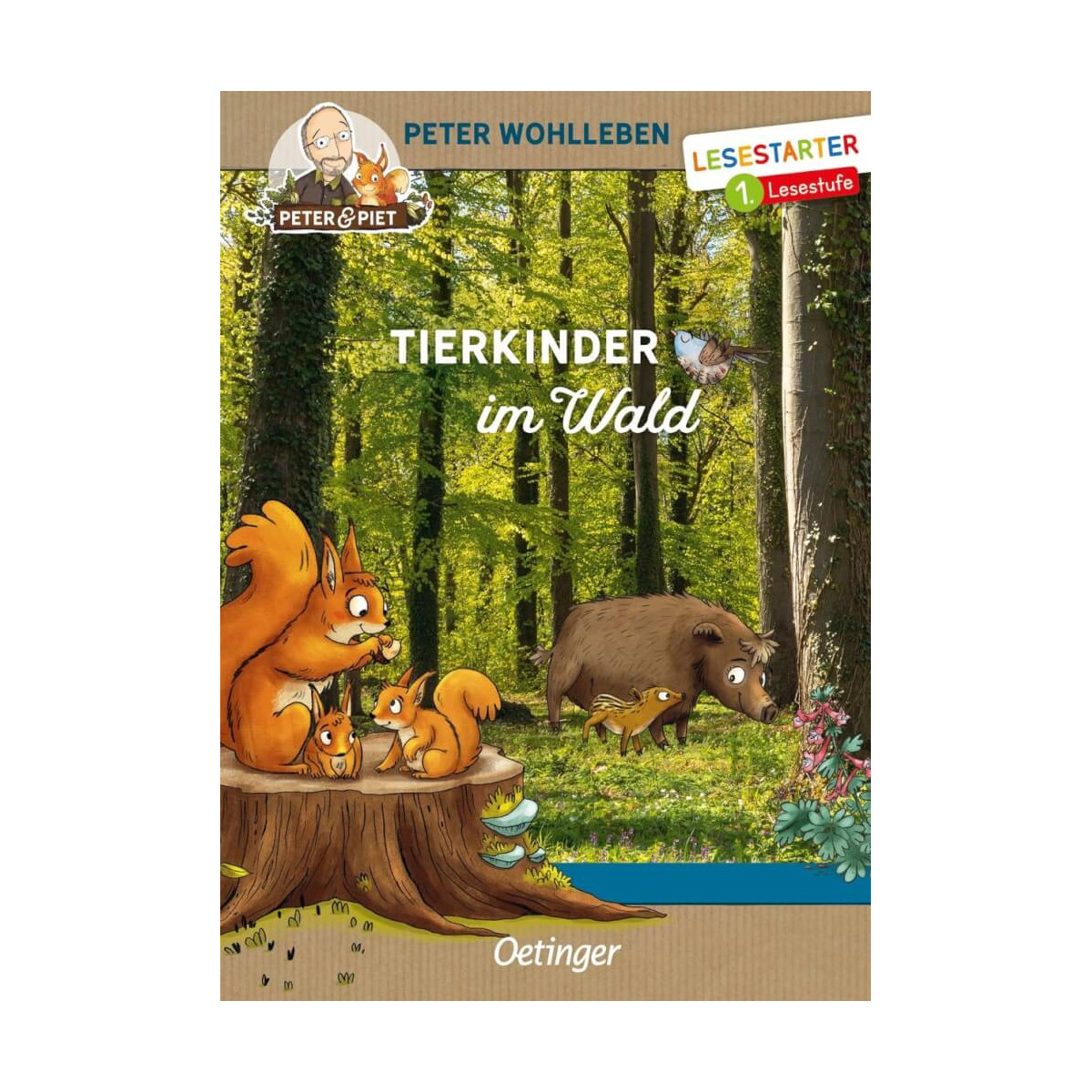 Tierkinder im Wald