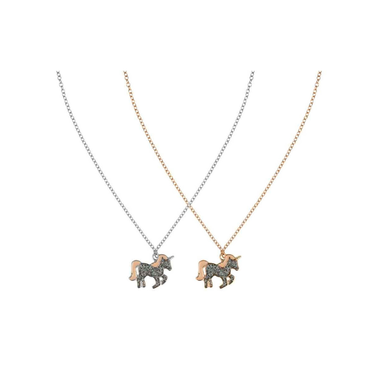 Kette Einhorn glitzer 2 Farben (6)