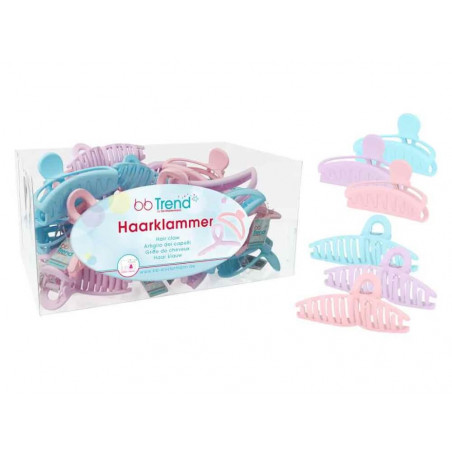 Haarklammern pastell im Display (30)