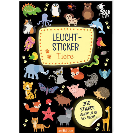 Leucht-Sticker: Tiere