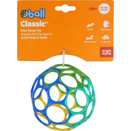 Greifling Oball 10cm blau grün
