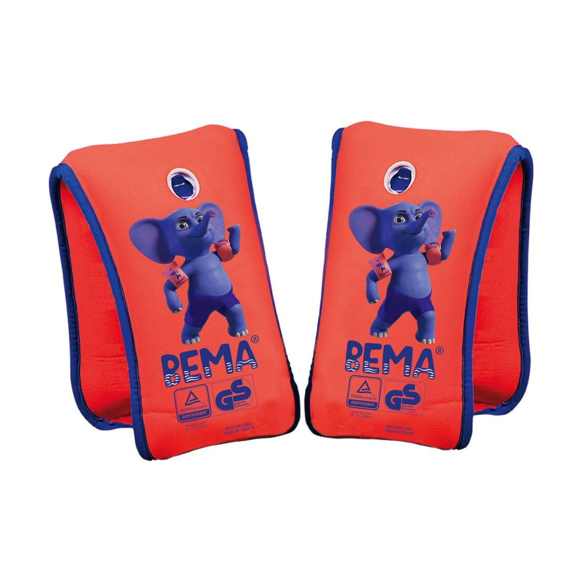 BEMA® Neopren Schwimmfluegel, orange, 15 x 25 cm, Gewicht: 1