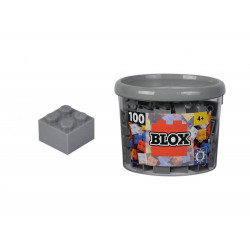 Blox 100 graue 4er Steine in Dose