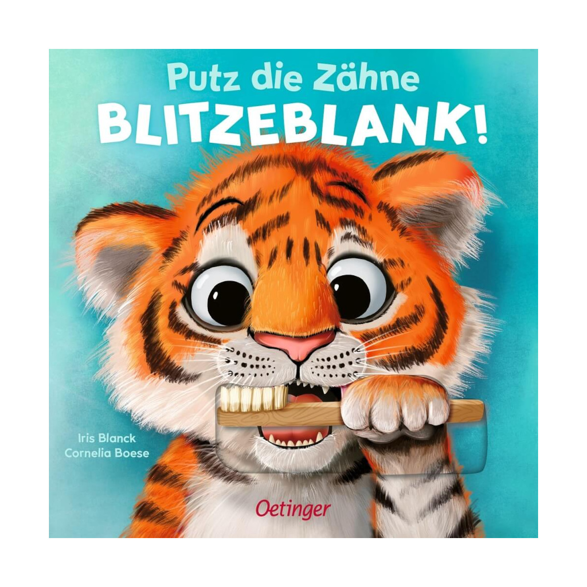 Putz die Zähne blitzeblank!