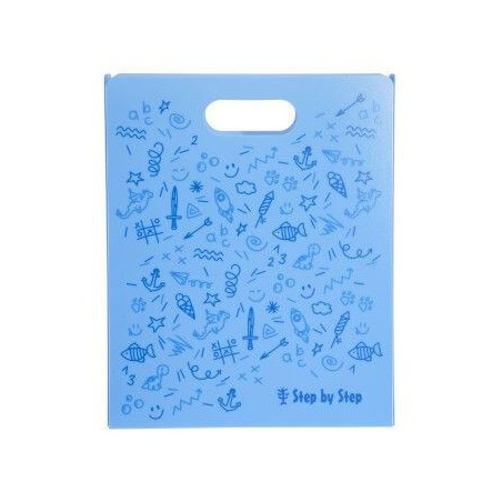 Heftbox mit Tragegriff, Blau