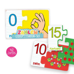 ABC CHAMPIONS Zahlen-Lernspielkarten-Set 42-teilig