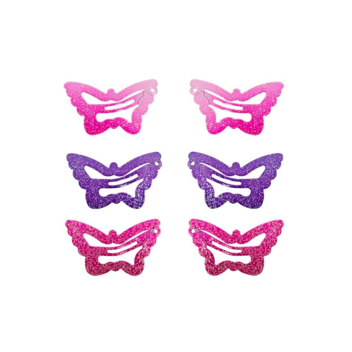 CC-Clips Schmetterling 3cm 2tlg 3Fb. (6)