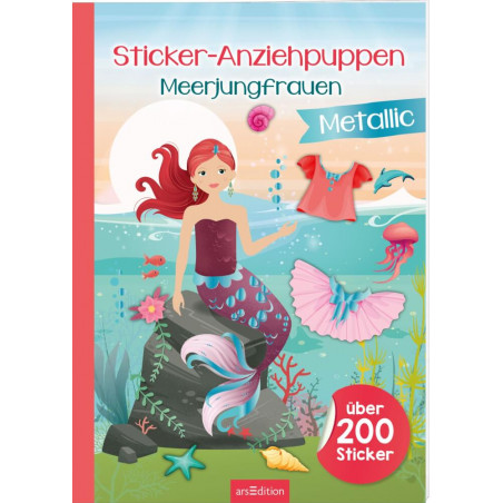 Sticker-Anzieh.: Meerjungfr.