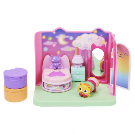 Spin Master - Gabbys Dollhouse - Deluxe Room Pillow Cats Schlafzimmer