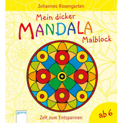 Mein dicker Mandala-Malblock.