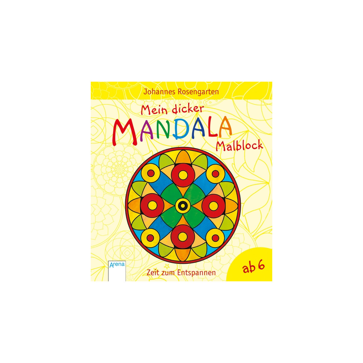 Mein dicker Mandala-Malblock.