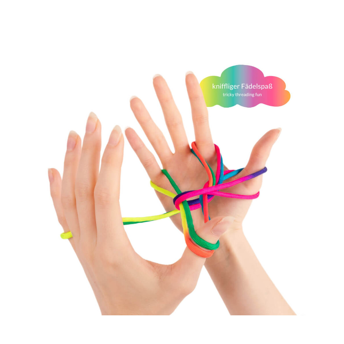 DL Regenbogen Finger-Fadenspi