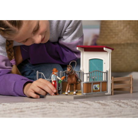 Schleich - Horse Club - Pferdebox mit Hanna & Cayenne