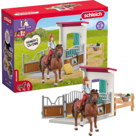 Schleich - Horse Club - Pferdebox mit Hanna & Cayenne