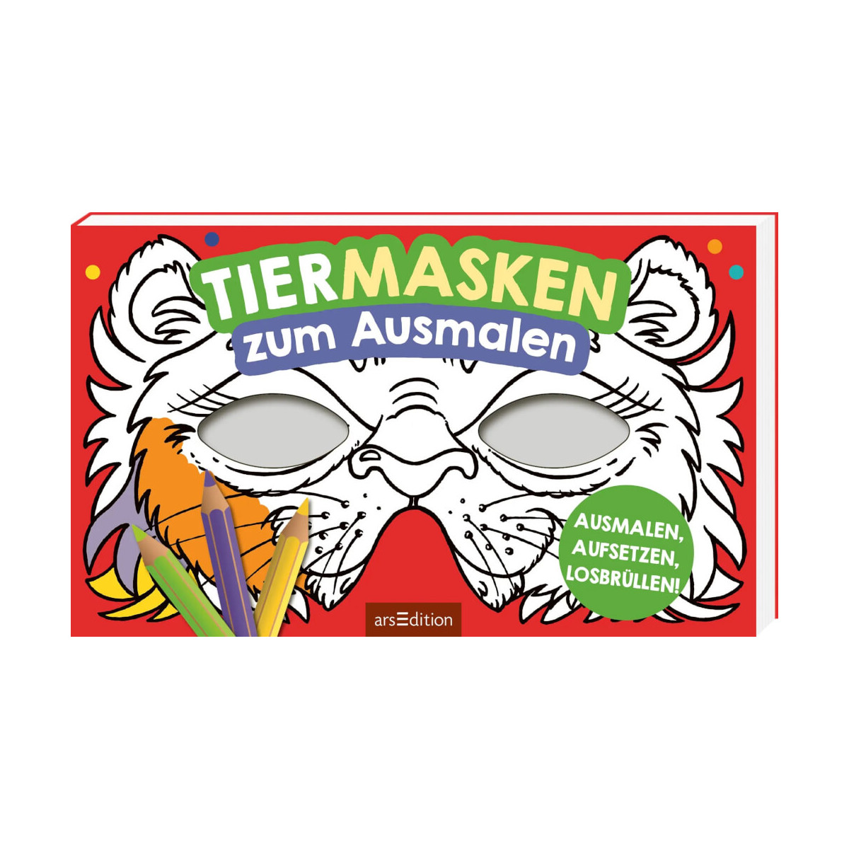 Tiermasken zum Ausmalen