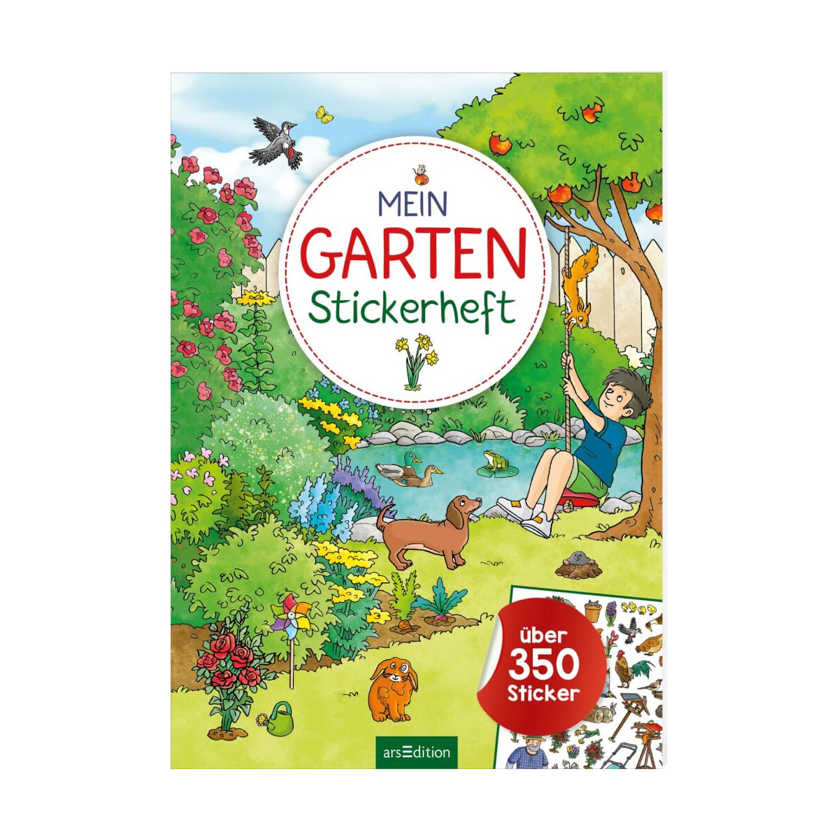 Mein Garten-Stickerheft