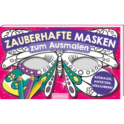 Zauberhafte Masken Ausmalen